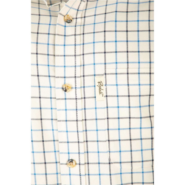 2025 Rydale Herren Lang Ärmel Country Hemd 413011 - Lockington Blue